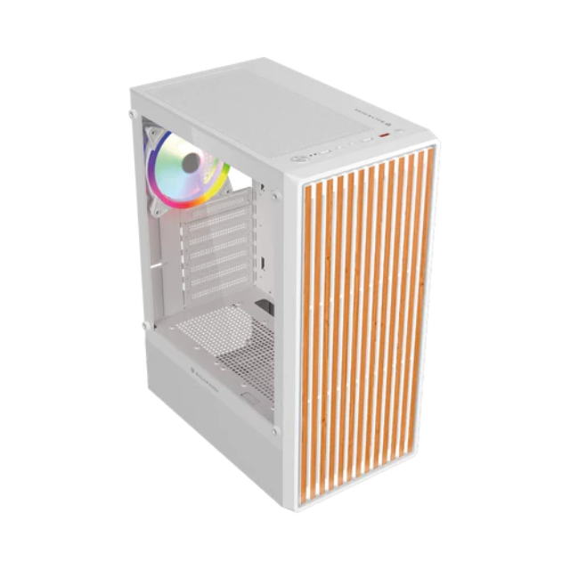 Gabinete Gamer Balam Rush Dragonfly Wood GM580 / ATX / 4 Ventiladores Frontales RGB