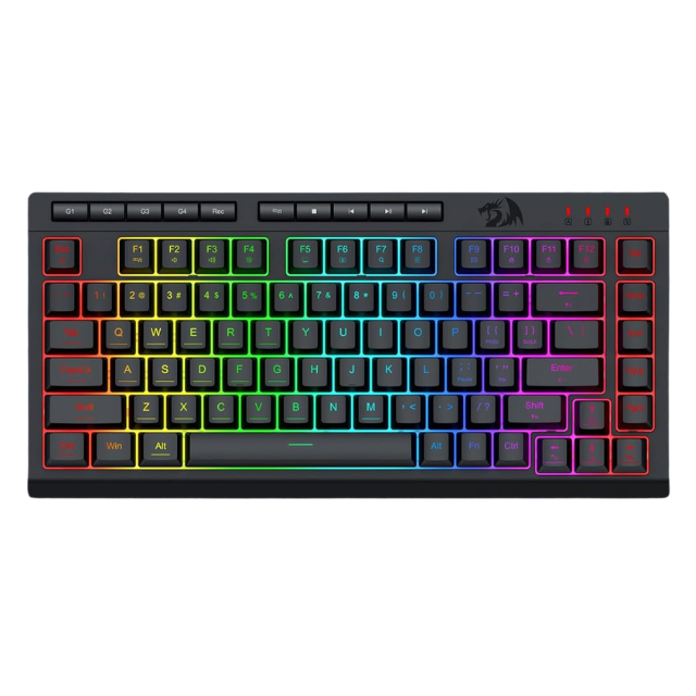 Kit Gamer Redragon S155-PRO / Teclado + Mouse / Negro / INALAMBRICO/ 75%