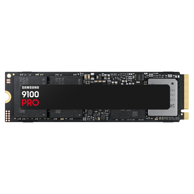 Samsung 9100 Pro NVMe M.2 SSD, 2 TB, PCIe 5.0, 14.700 MB/s de Lectura, 13.400 MB/s de Escritura, SSD Interno para Videojuegos y edición de vídeo, Color Negro
