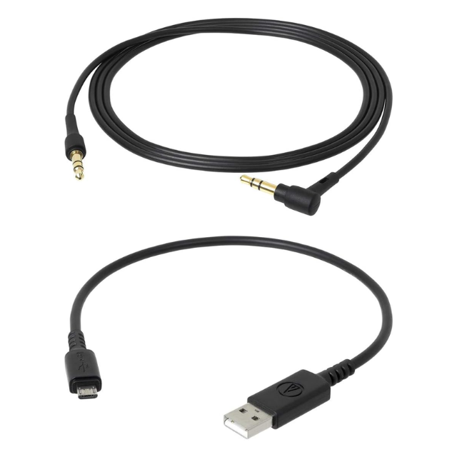 Auriculares inalámbricos AudioTechnica ATH-WS990BT con cancelación de ruido, audio de alta resolución, micrófono integrado y controles (Negro)
