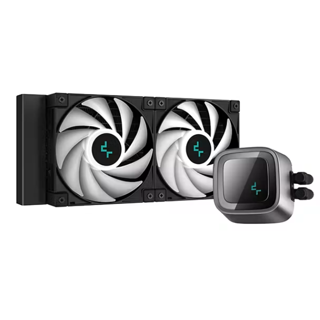 DeepCool LS520 Enfriamiento Liquido para CPU, 2x 120mm, 500 - 2250RPM, Negro (SIN CAJA)