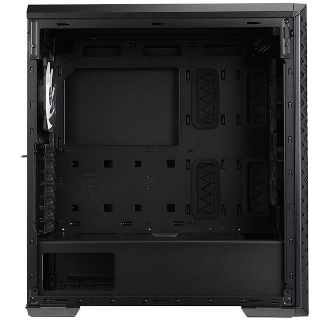 Gabinete XPG DEFENDER PRO Black / Cristal Templado / ARGB LED / ATX / USB 3.0 / 3 Ventiladores ARGB Vento 120mm / Audio HD - DEEFENDER PRO-BKCWW