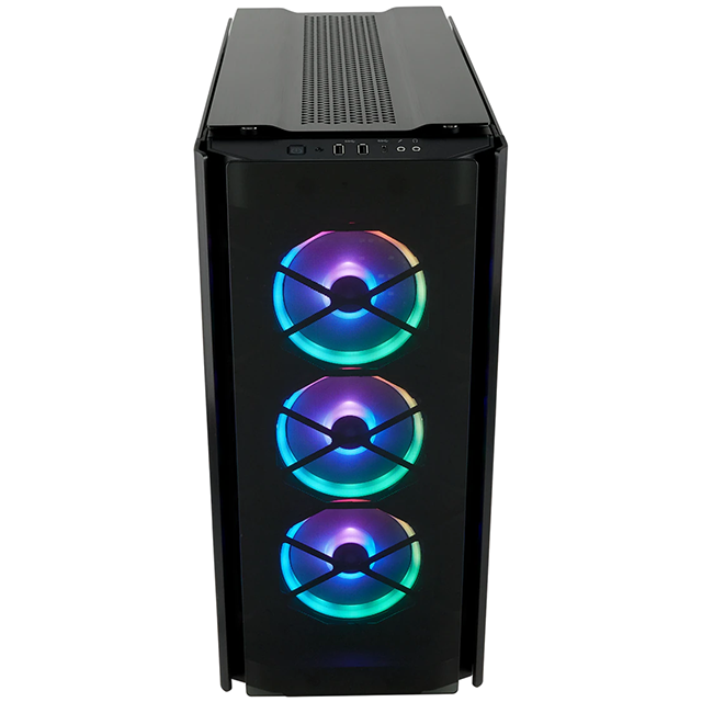 Gabinete Corsair Obsidian 500D RGB SE Premium Negro / Cristal Templado / USB 3.0 / Audio HD / Incluye 3 Ventiladores RGB de 120mm Frontales / CC-9011139-WW