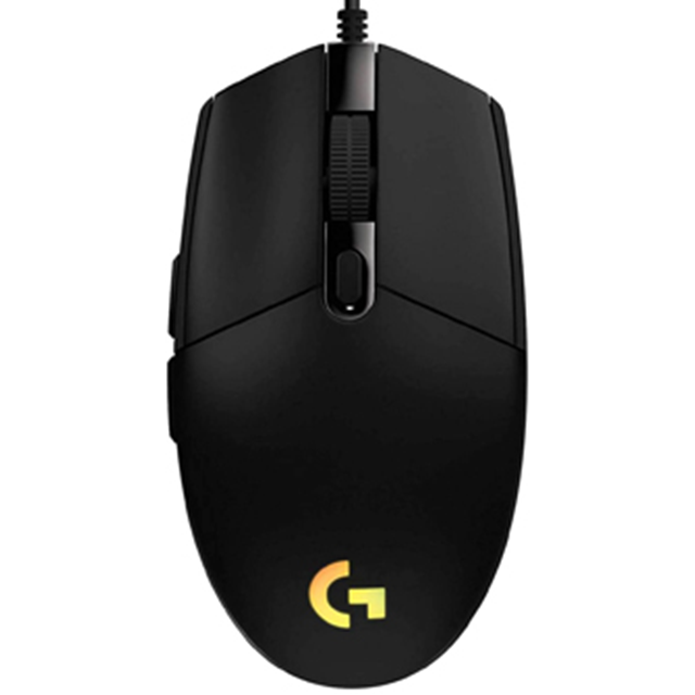 Mouse Gamer Logitech G203 Lightsync Black / Optico / USB / 8000DPI / Led RGB/ 910-005793