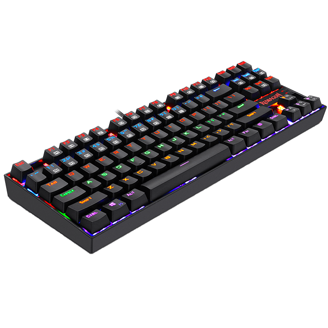 Teclado Redragon Gamer REDRAGON K552RGB-1R-SP-KUMARA / Alambrico / Led RGB / Español / Tenkeyless / Switch Redragon Red / Botones Multimedia/ gamerdays