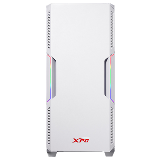 Gabinete XPG STARKER White / Cristal Templado / ARGB LED / ATX / USB 3.0 / 2 Ventiladores (1 Ventilador ARGB) / Audio HD - STARKER-WHCWW