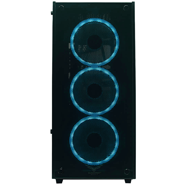 Gabinete Naceb Player NA-0603 / Cristal Templado / ATX / Negro / Led Multicolor / USB 3.0 / Audio HD