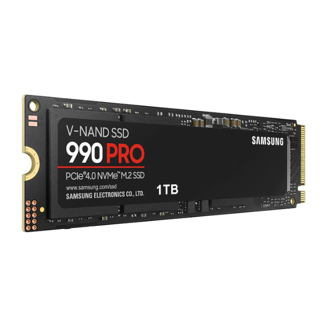 Unidad de Estado Sólido Samsung 990 PRO NVMe M.2 PCIe 4.0, 1TB / 7450MB/s / MZ-V9P1T0B/AM