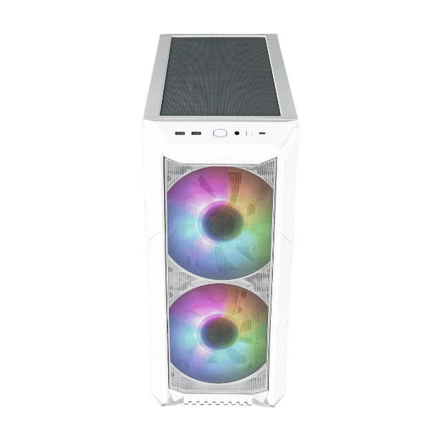 Gabinete Cooler Master HAF 500 White / Cristal Templado / H500-WGNN-S00