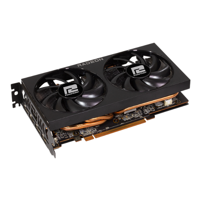 Tarjeta de Video Power Color Fighter AMD Radeon RX 7600 8GB GDDR6 / RX7600 8G-F / 128-bit 