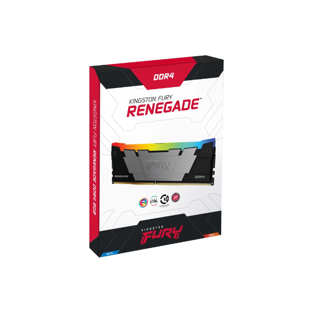 Memoria RAM Kingston FURY Renegade RGB DDR4 / 3200MT/S / 16GB / RGB / Non-ECC / CL16 / XMP / KF432C16RB12A/16