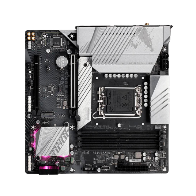 Tarjeta Madre Gigabyte B760M Aorus Elite AX / Socket LGA1700 / Up to 192GB DDR5 / B760M AORUS ELITE AX