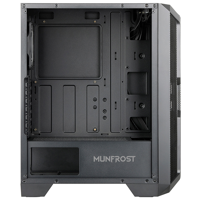 Gabinete Munfrost LUFT / Cristal templado / ARGB Sync / Control de ventiladores / ATX - Micro ATX - Mini ITX / 4 Ventiladores ARGB incluidos