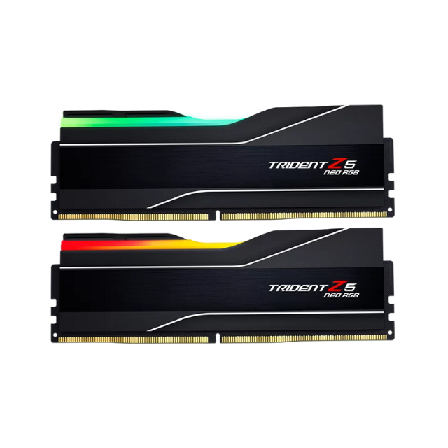 Memoria RAM G.Skill Trident Z5 Neo RGB DDR5 / 6000MHz / 32GB (2x16GB) / Non-ECC / CL30 / EXPO / F5-6000J3038F16GX2-TZ5NR