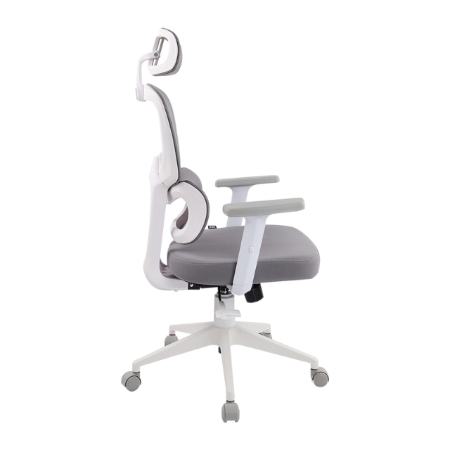 Silla Gamer Vorago Start The Game CGM-400-WH / Mesh / Resplado Reclinable / Ruedas 50 Mm / Ajuste De Altura / Soporta hasta 150 Kg / Piston Clase 4 / Malla Transpirable / Estructura Metálica / Color Blanco / CGM-400-WH