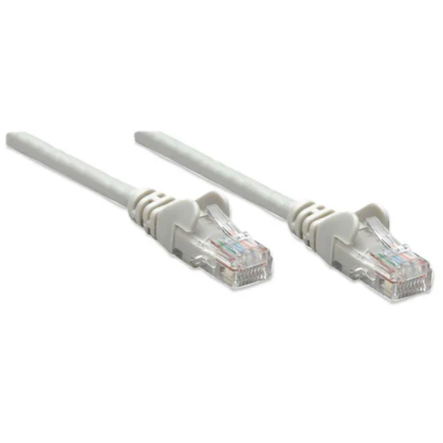 Cable de Red Cat5e UTP 15.0m Color Gris; Contactos con baño de oro para una mejor conexión