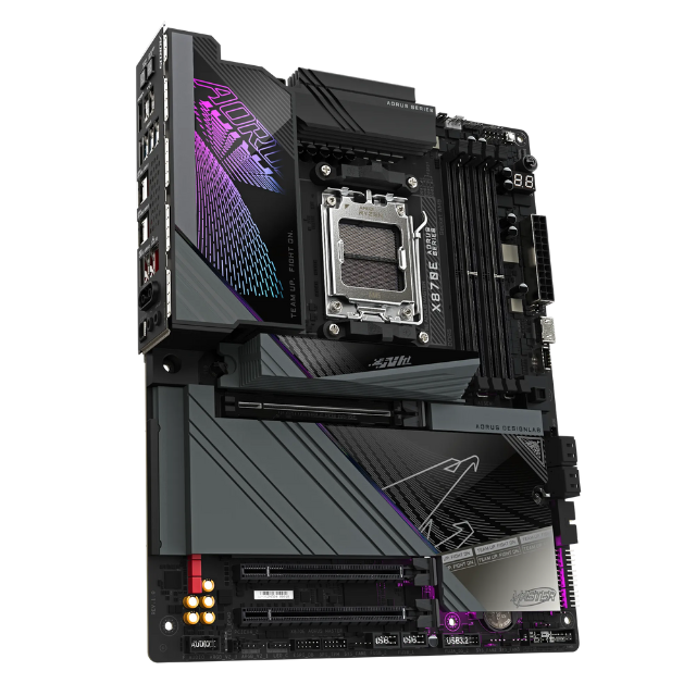 Tarjeta Madre AORUS X870E AORUS MASTER / ATX / AM5 / AMD X870 / Up to 256GB DDR5 / HDMI/DP / X870E AORUS MASTER