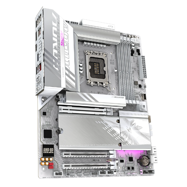 Tarjeta Madre AORUS Z890 AORUS ELITE WIFI7 ICE / ATX / LGA1851 / Intel Z890 / Up to 256GB DDR5 / HDMI/DP / Intel® Core™ Ultra Series 2 Ready / HDMI/DP / Z890 AORUS ELITE WIFI7 ICE 