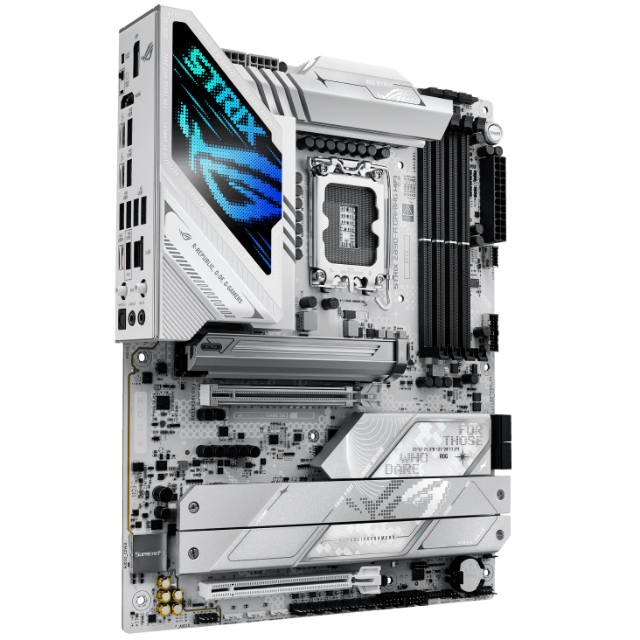 Tarjeta Madre ASUS ROG Strix Z890-A Gaming WiFi / LGA1851 / ATX / Intel® Core™ Ultra Series 2 Ready / DDR5 / WiFi 7 / 5XM.2 / Thunderbolt™ 4 / AI avanzado listo para PC / ROG STRIX Z890-A GAMING WIFI 