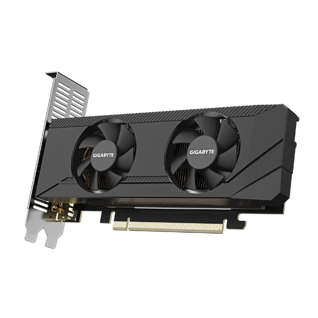 Tarjeta de Video GIGABYTE RTX 3050 OC / Low Profile / 6GB / 2 ventiladores / 96 bits GDDR6 / GV-N3050OC-6GL