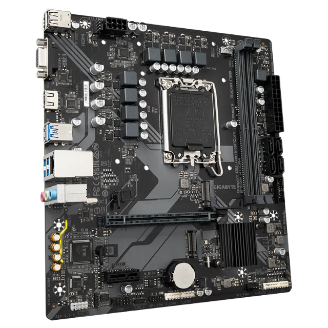 Tarjeta Madre Gigabyte B760M H / Micro ATX / LGA1700 / B760 / HDMI / Up To 64GB DDR4 / B760M H DDR4