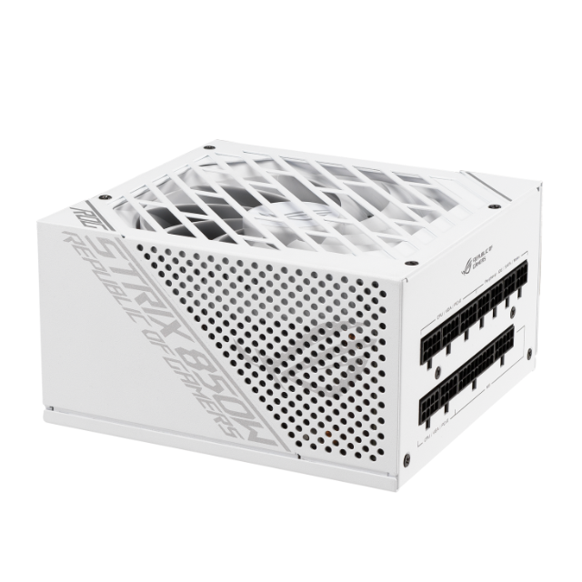 Fuente de poder Asus ROG Strix 850W WHITE / 80 Plus Gold Full Modular / ROG-STRIX-850W-WHITE 