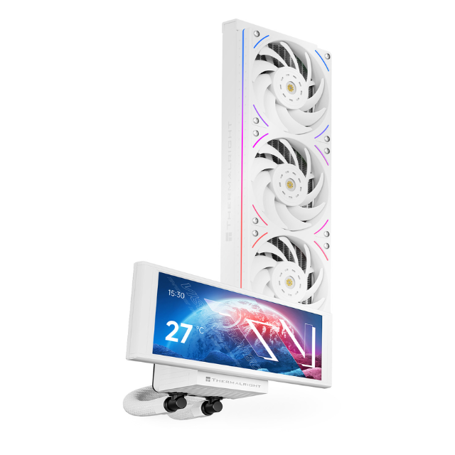 Enfriamiento Liquido Thermalright Trofeo Vision 360 ARGB WHITE / AMD / INTEL /  Pantalla 6.86 pulgadas  1280x480 