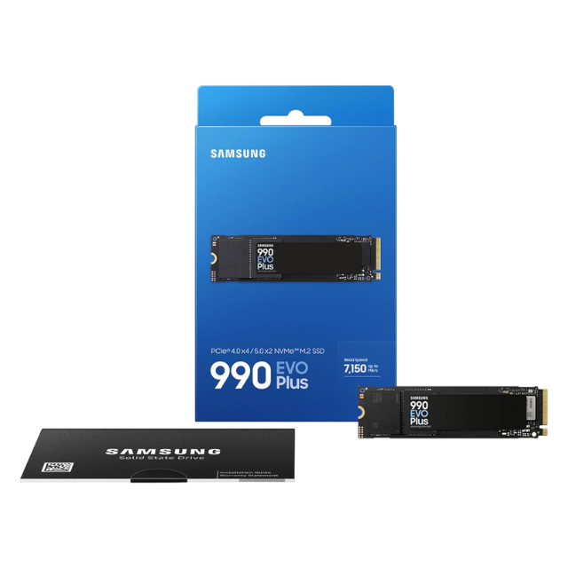SSD Samsung 990 EVO Plus NVMe, 4TB, M.2, 6300 MB/s Escritura, 7250 MB/s Lectura, PCI Express 4.0