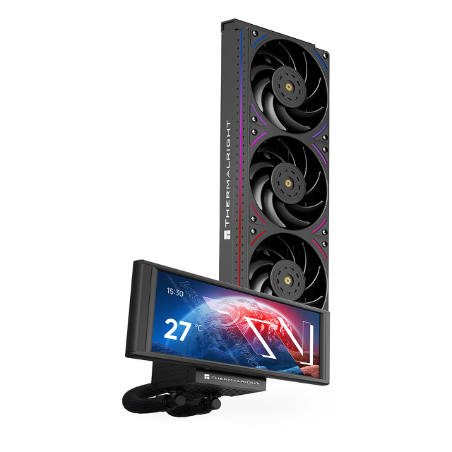 Enfriamiento Liquido Thermalright Trofeo Vision 360 ARGB BLACK / AMD / INTEL / Pantalla 6.86 pulgadas 1280x480