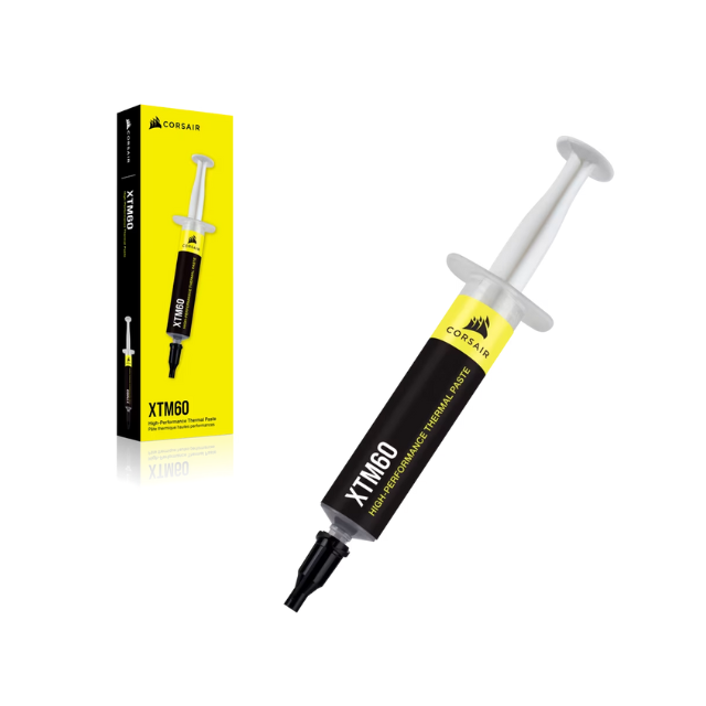 Pasta térmica Corsair XTM60 / CT-9010015-WW / 6.3W/m·K / -20 - 120°C / 3g / CT-9010015-WW