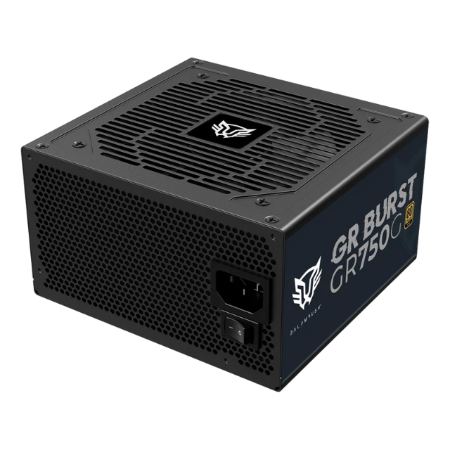 Fuente de Poder Balam Rush GR Burst GR750G 80+ Gold / NEGRA/  20+4 pin / ATX / 750W / BR-937665