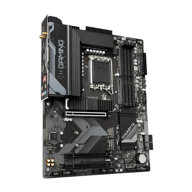 Tarjeta Madre Gigabyte B760 Gaming X AX / LGA 1700 / B760 / ATX / DDR5 / M.2 / PCIe 4.0 / USB 3.2 Gen2X2 Type-C / WiFi 6E/ 2.5GbE LAN/Q-Flash Plus / PCIe EZ-Latch / B760 GAMING X AX