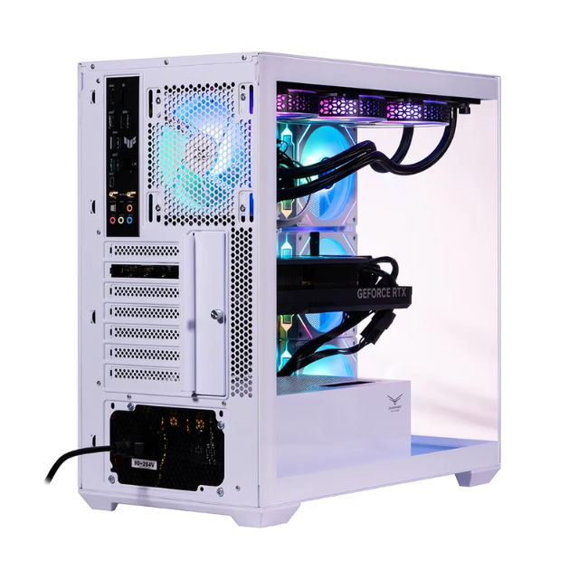 Gabinete Naceb Nebula / Cristal Templado / ATX / Blanco / 3 Ventiladores Preinstalados / Led ARGB / USB 3.0 / White / NA-0637B