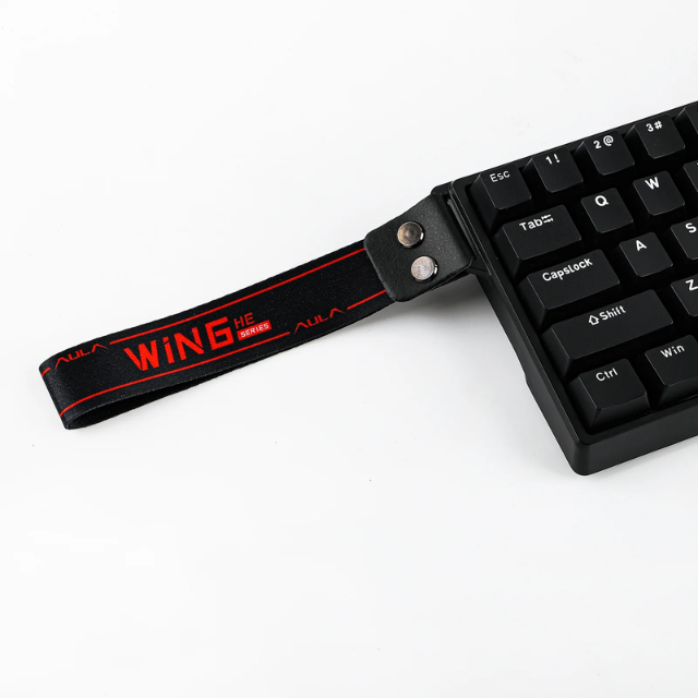 Teclado Gamer Aula WIN60 HE / Teclado Magnético Con Cable / 60% / Ajustable / Frecuencia de Sondeo de 8000 Hz / Interruptores de Efecto Hall / Hot-Swap / Negro