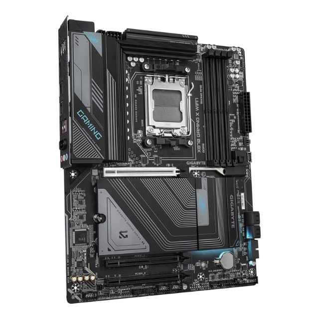 GIGABYTE X870 Gaming X WIFI7 AMD AM5 LGA 1718 Placa Base, ATX, DDR5, 3X M.2, PCIe 5.0, USB4, WIFI7, LAN de 2.5GbE, Cierre EZ