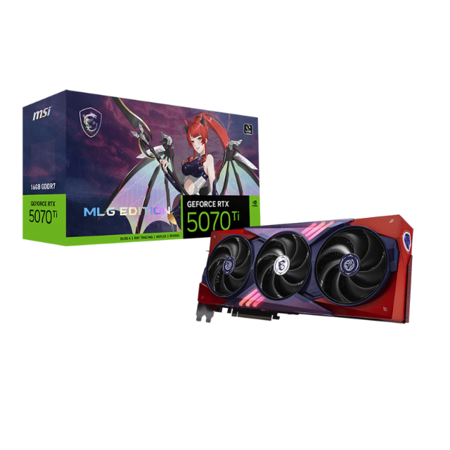 MSI MLG EDITION BUNDLE / GeForce RTX 5070Ti / Tarjeta Madre B850 MLG Edition / Enfriamiento Líquido CORE LIQUID A17 360 ARGB / Fuente de Poder A850GLS 850W / Gabinete PANO 130R / BUNDLE MSI MLG EDITION