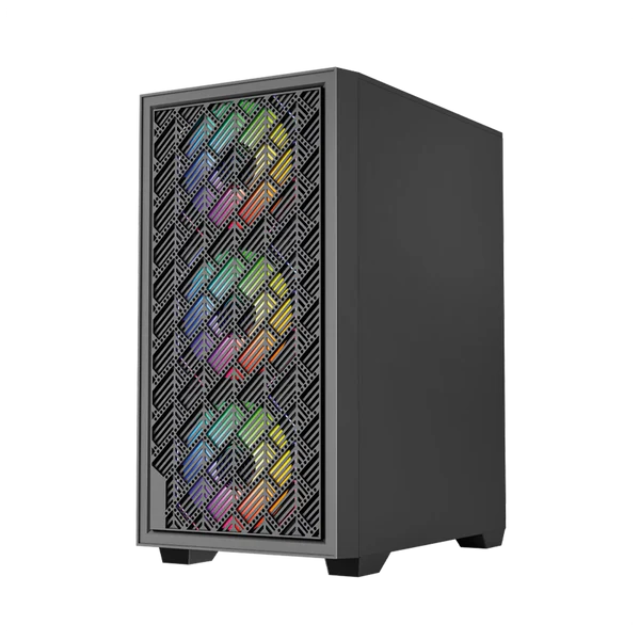 Gabinete Gamer Compact Mini Torre Nitrox Edge Aircool 4700A | Negro