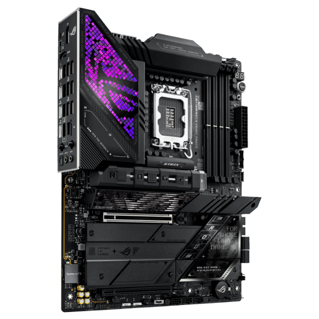 Tarjeta Madre ASUS ROG Strix Z890-E Gaming WiFi / LGA1851 / ATX / Intel® Core™ Ultra Series 2 Ready / DDR5 / WiFi 7 / 7XM.2 / Thunderbolt™ 4 / AI avanzado listo para PC / ROG STRIX Z890-E GAMING WIFI