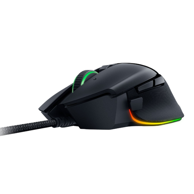 Razer Basilisk V3 35K Ratón ergonómico con Cable para Juegos: Rueda de inclinación HyperScroll - Sensor óptico de 35K dpi Gen 2-13 Controles Personalizables - RGB - interruptores ópticos Gen 3