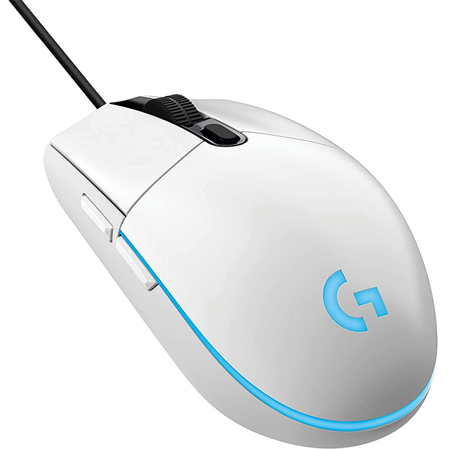 Mouse Gamer Logitech G203 Lightsync White / Optico / USB / 8000DPI / Led RGB/ 910-005794