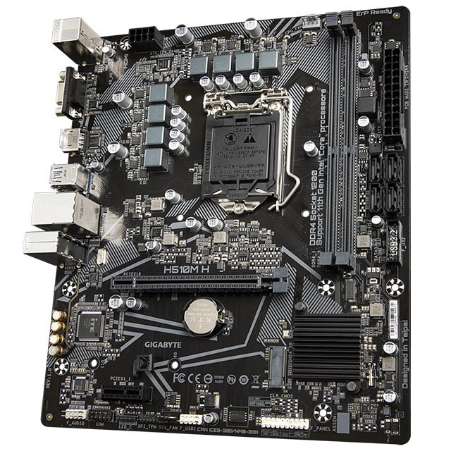 Tarjeta Madre Gigabyte H510M H V2 Socket LGA1200 Intel H510 Micro-ATX / DDR4 / Intel Core 11th Generación