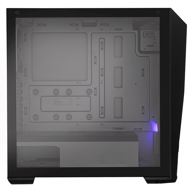 Gabinete Cooler Master Masterbox K501L RGB TG/ Cristal Templado / 2 Ventiladores 120mm / ATX / USB 3.0 / MCB-K501L-KGNN-SR1