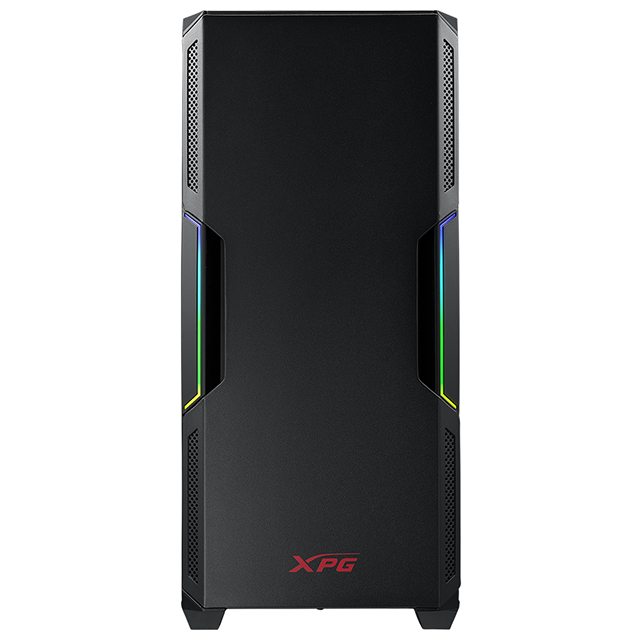 Gabinete XPG STARKER Black / Cristal Templado / ARGB LED / ATX / USB 3.0 / 2 Ventiladores (1 ARGB) / Audio HD - STARKER-BKCWW