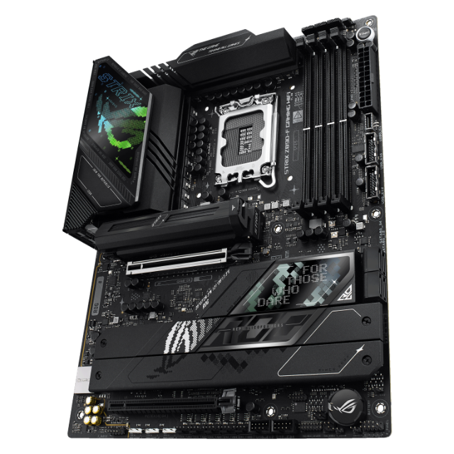 Tarjeta Madre ASUS ROG Strix Z890-F Gaming WiFi / ATX / LGA1851 / 16+1+2+2 etapas de Potencia / DDR5 / PCIe 5.0 / Intel Core Ultra Series 2 Ready / 5x Ranuras M.2 / ROG STRIX Z890-F GAMING WIFI 