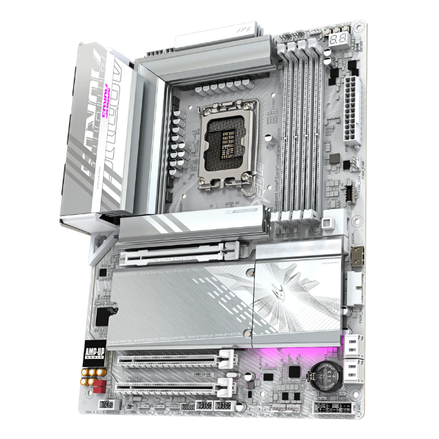 Tarjeta Madre AORUS Z890 AORUS ELITE WIFI7 ICE / ATX / LGA1851 / Intel Z890 / Up to 256GB DDR5 / HDMI/DP / Intel® Core™ Ultra Series 2 Ready / HDMI/DP / Z890 AORUS ELITE WIFI7 ICE 