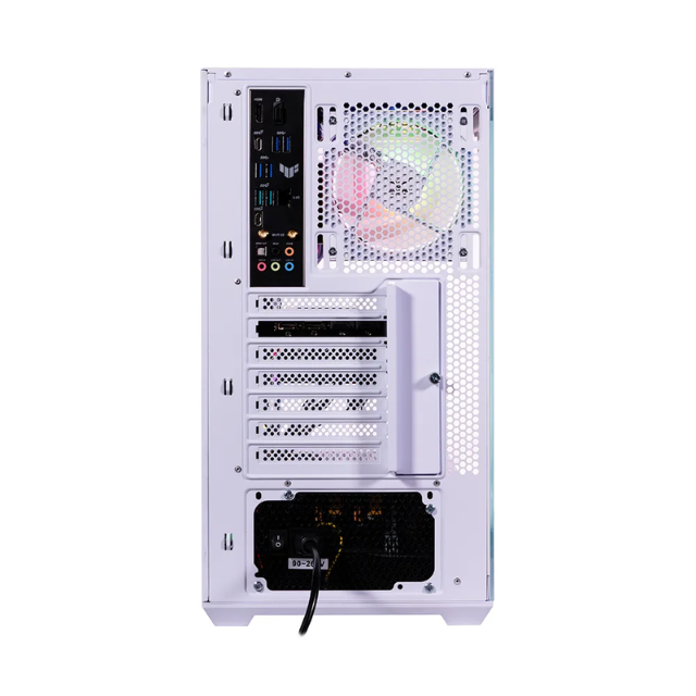 Gabinete Naceb Nebula / Cristal Templado / ATX / Blanco / 3 Ventiladores Preinstalados / Led ARGB / USB 3.0 / White / NA-0637B