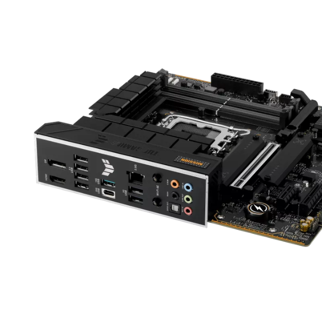 TUF Gaming B760M-PLUS WiFi II Intel B760 LGA 1700 mATX Placa Base (PCIe 5.0, 4.0 Ranuras M.2, DDR5, WiFi6E, Q-Antenna, Ethernet de 2.5Gb, DisplayPort, HDMI, SATA 6Gbps, USB 20Gbps) Soporte, Aura Sync