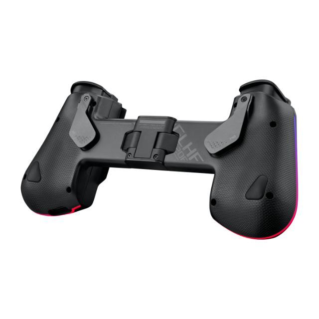 ROG Tessen - Controlador Gaming para móviles Android, diseño plegable, palancas traseras de aluminio programables, ROG Button, interruptores mecánicos, USB-C de 18 vatios y Aura RGB