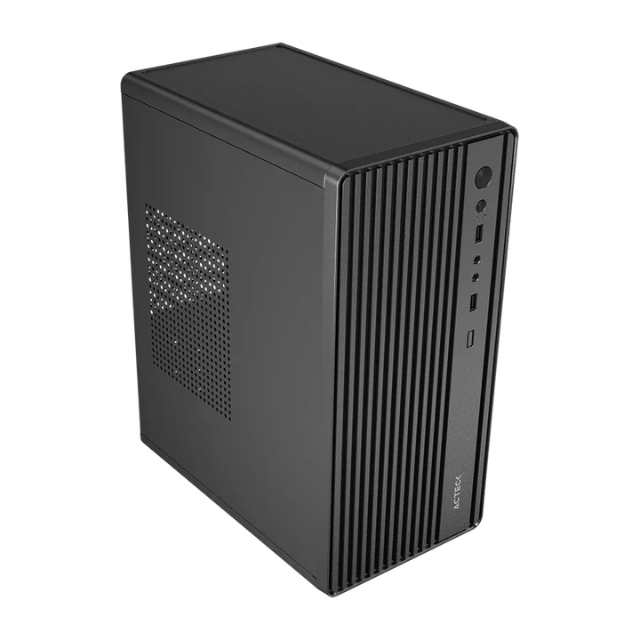 Gabinete Acteck MINI III GI210M, Mini-Tower, Micro-ATX/Mini-ITX, USB 2.0, con Fuente de 500W, sin Ventiladores Instalados, Negro