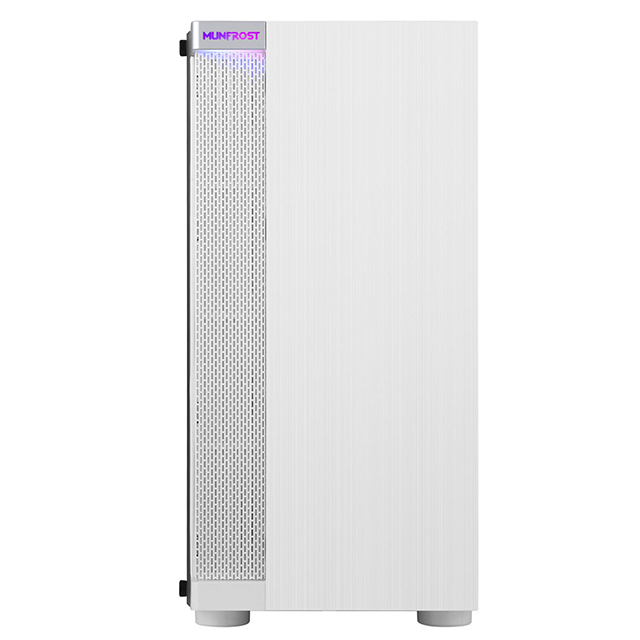 Gabinete Munfrost BAMBU White / Cristal templado / ARGB Sync / Controlador de ventiladores / Micro ATX - Mini ITX / 1 Ventilador ARGB incluido